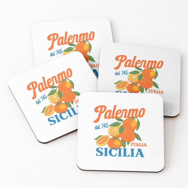 Item preview, Palermo Sicilia Italia | Retro Orange Vintage Sicilian Graphic designed and sold by HBDStudio.