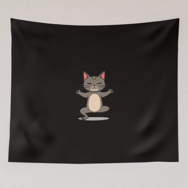 Item preview, Yoga Cat - Purr-fectly balanced designed and sold by Vrynko.