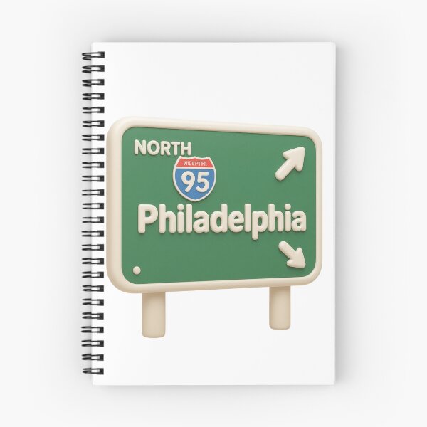 Item preview, Philadelphia road sign designed and sold by ZERO9968.