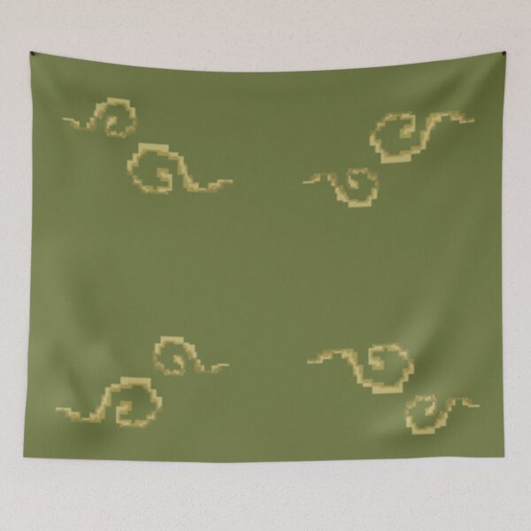 Item preview, Waves on green background. Pixel art. designed and sold by YaroshMaria.