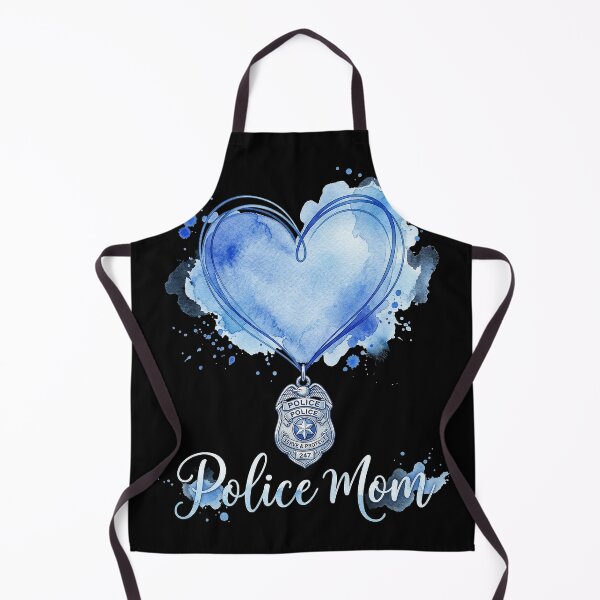 Item preview, Police Mom Blue Line Heart T-Shirt designed and sold by SayIt-Wear.