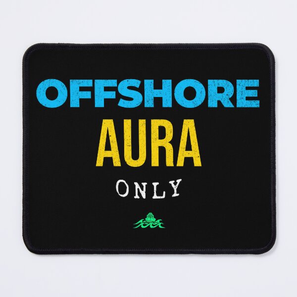 Item preview, Offshore Aura Only Funny Fishing Shirt designed and sold by EimSol.
