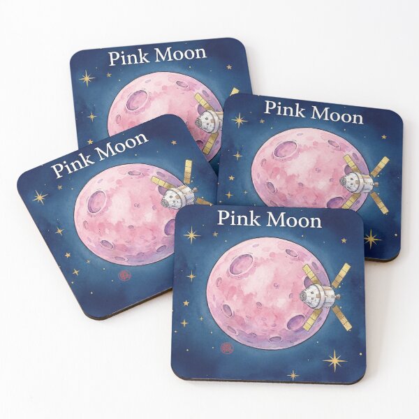 Item preview, Pink Moon: The Night We Return designed and sold by DianaAlunaImage.