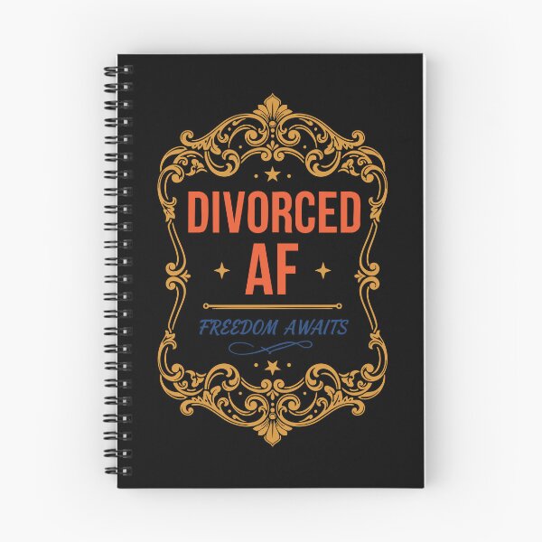Item preview, Divorce Divorced AF Freedom Awaits Divorce Party designed and sold by LuminOrb.