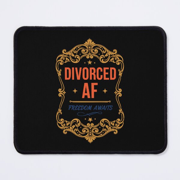 Item preview, Divorce Divorced AF Freedom Awaits Divorce Party designed and sold by LuminOrb.