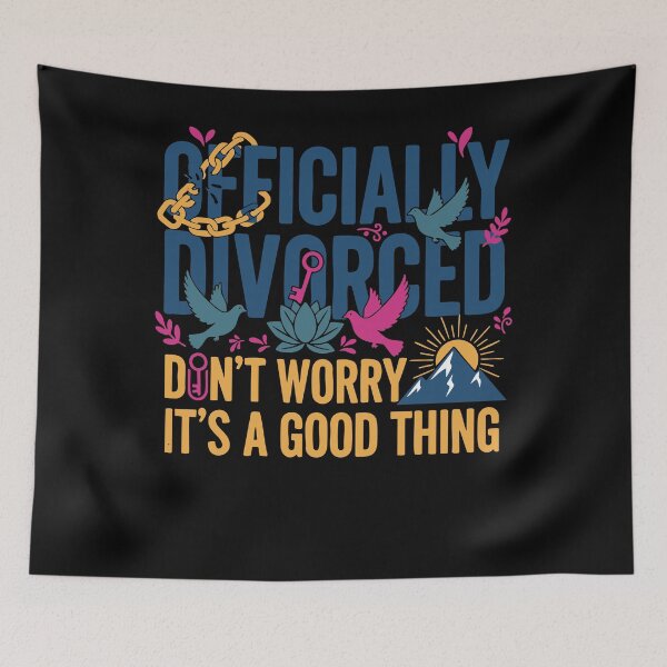 Item preview, Divorce Officially Divorced Dont Worry Its A Good designed and sold by LuminOrb.