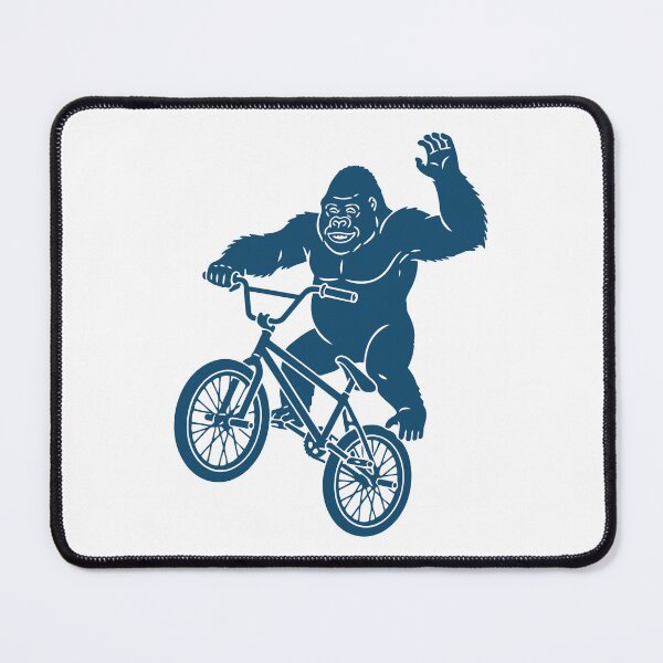 Item preview, The Urban Smirk : Indigo Gorilla BMX Trickster - Bold Graphic designed and sold by j-touch-bold.