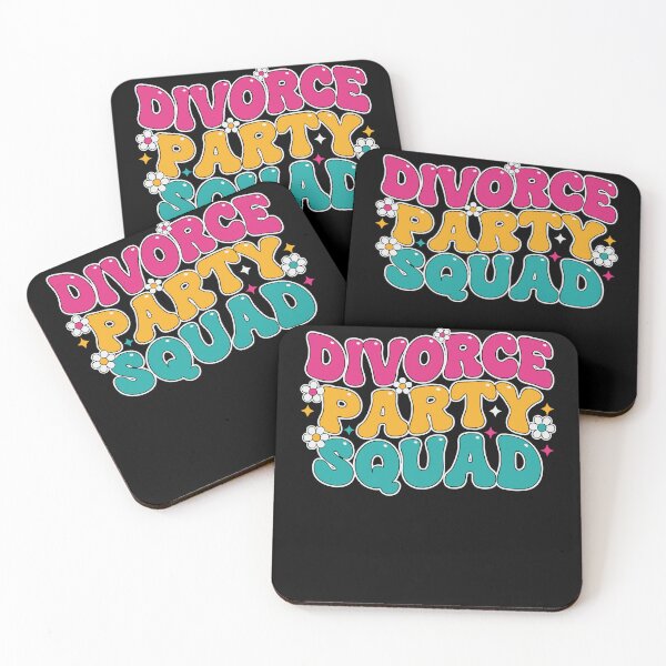 Item preview, Divorce Party Squad freshly divorced divorce humor designed and sold by LuminOrb.