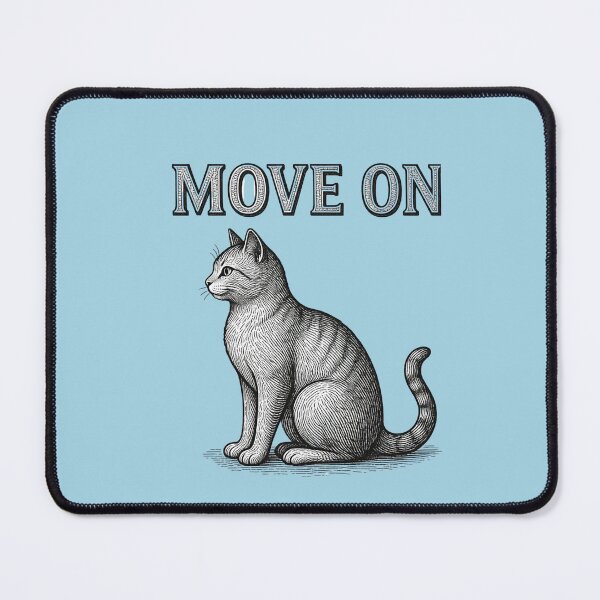 Item preview, Move On Cat Minimal designed and sold by AdicretorDesign.
