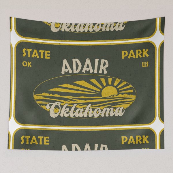 Item preview, Adair State Park, Oklahoma, badge design designed and sold by Wanderful-roads.