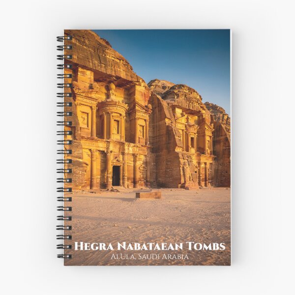 Item preview, Hegra Nabataean Tombs, AlUla — Saudi Arabia Travel Art designed and sold by GoldenVerseArt.