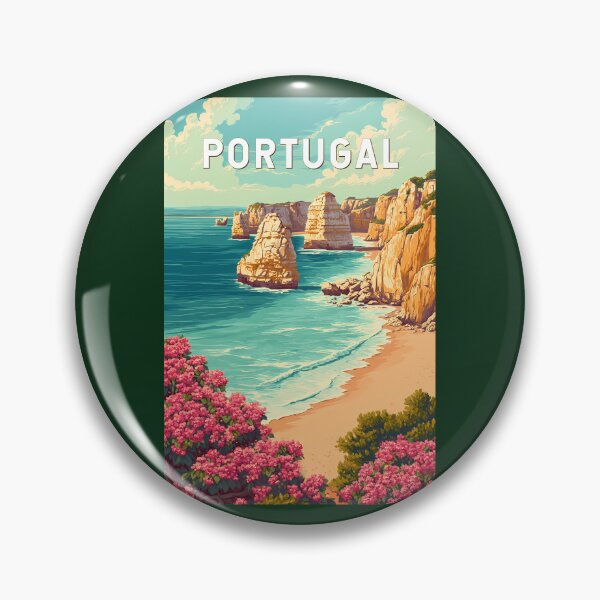 Item preview, Portugal Illustration Travel Art Vintage designed and sold by KrisSidDesigns.