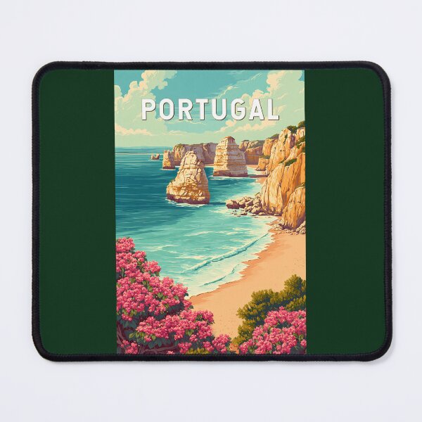 Item preview, Portugal Illustration Travel Art Vintage designed and sold by KrisSidDesigns.