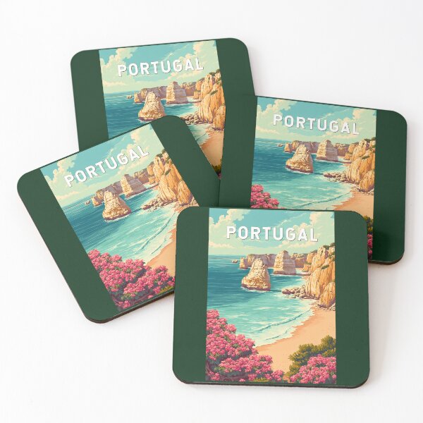 Item preview, Portugal Illustration Travel Art Vintage designed and sold by KrisSidDesigns.