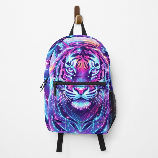 Artikelvorschau, Neon Tiger Synthwave Geometric entworfen und verkauft von LMDIGITAL6.