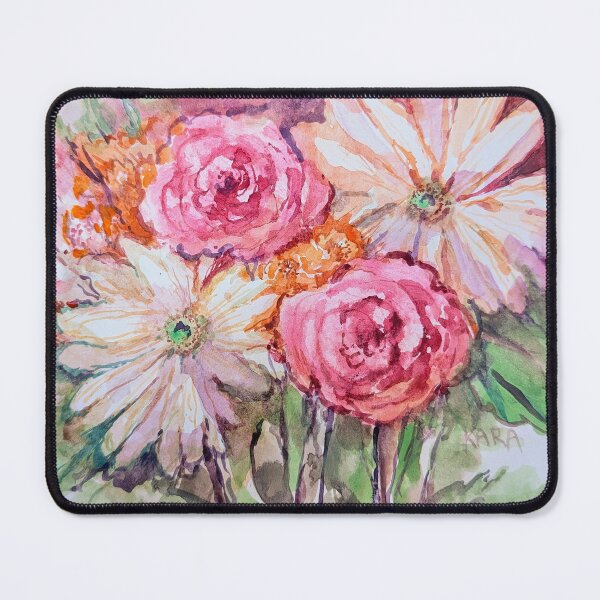 Item preview, Blush Garden Bloom – Loose Watercolor Floral Bouquet designed and sold by Kara Draws.