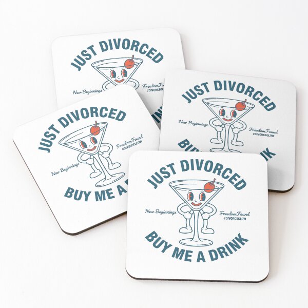 Item preview, Divorce Just Divorced Buy Me A Drink Finally designed and sold by LuminOrb.