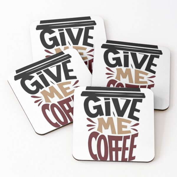 Item preview, Give Me Coffee Shirt – Funny Coffee Lover Quote Design designed and sold by Aisha Creates.