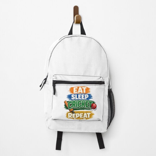 Item preview, Eat Sleep Cricket Repeat Funny Cricket Lover T-Shirt India Sports Fan Gift designed and sold by YasmineDigitalStudio.