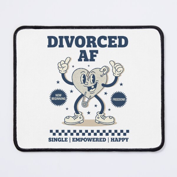 Item preview, Divorce Divorced AF Finally Divorced Single designed and sold by LuminOrb.