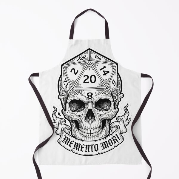 Item preview, Memento Mori d20 Skull Gothic TTRPG Dark Art Sticker designed and sold by EKHOAISTORE.