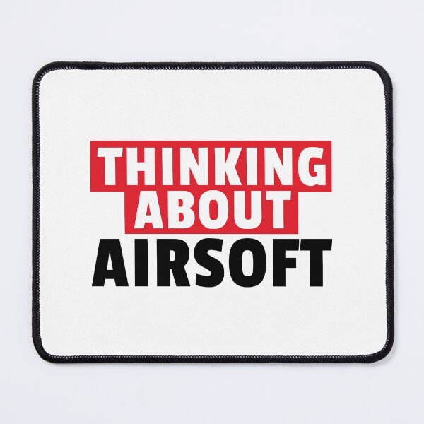 Item preview, Thinking About Airsoft - Funny Airsoft Player designed and sold by MaryAller.