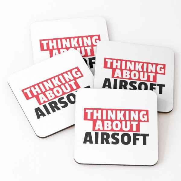 Item preview, Thinking About Airsoft - Funny Airsoft Player designed and sold by MaryAller.