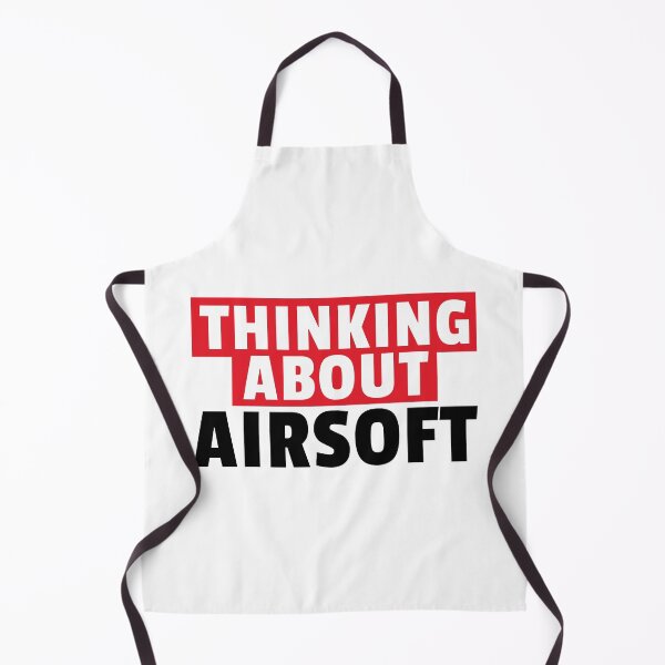 Item preview, Thinking About Airsoft - Funny Airsoft Player designed and sold by MaryAller.