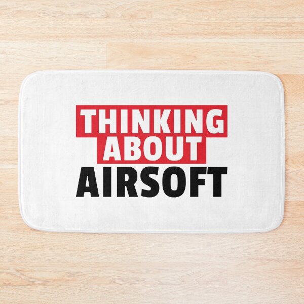 Item preview, Thinking About Airsoft - Funny Airsoft Player designed and sold by MaryAller.
