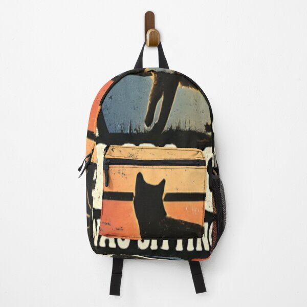 Item preview, Sorry I'm Late My Cat Was Sitting On Me – Funny Black Cat Vintage Retro Design designed and sold by CatLovers Studio.