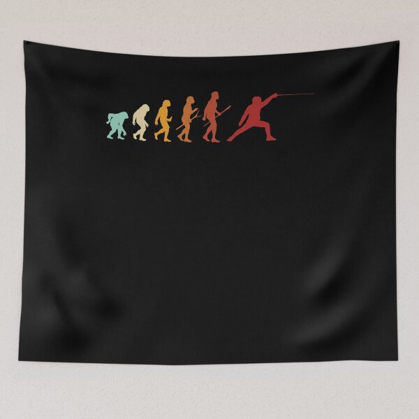 Item preview, Fencing Evolution Fencer Sport Funny Quote Fencer designed and sold by Lenny Stahl.