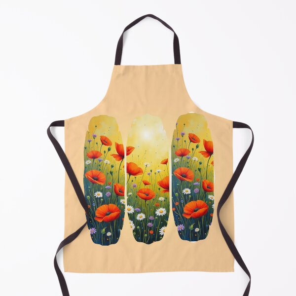 Item preview, Radiant Orange Lilies - Modern Segmented Floral Embers in Bloom - Abstract Three-Panel Botanical Art designed and sold by PriyaMagic.