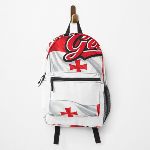 Item preview, Georgia Flag Waving Design – Georgian National Pride Graphic, Country Flag Artwork, Travel & Heritage Gift designed and sold by GarnerSupplyCo.