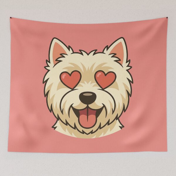 Item preview, Westie Love Face designed and sold by Ivy-Triggs.