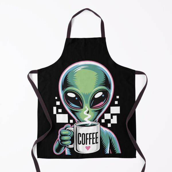 Item preview, Alien Enjoying Coffee designed and sold by jkrphoto.