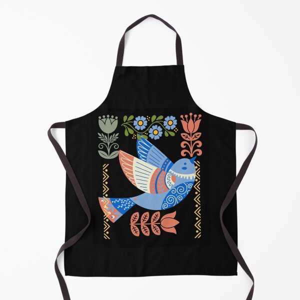 Item preview, A Symphony of Wildwood Motifs Songbird Folk Art Style Design designed and sold by EarthArtDesigns.