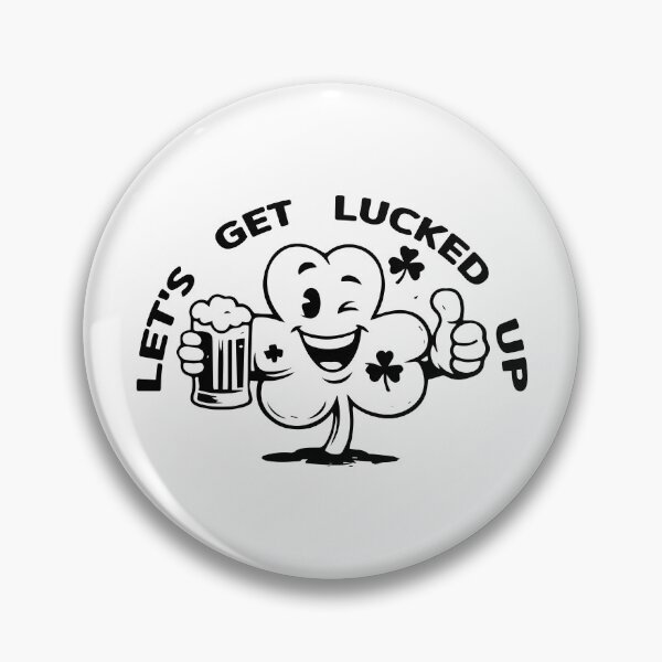 Item preview, Let's Get Lucked Up - Funny St Patricks Day Drinking Humor Gift designed and sold by FuzionRaptor.
