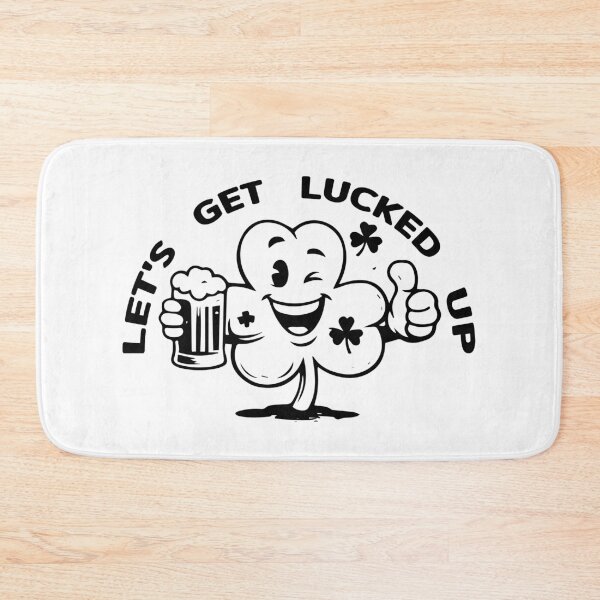 Item preview, Let's Get Lucked Up - Funny St Patricks Day Drinking Humor Gift designed and sold by FuzionRaptor.