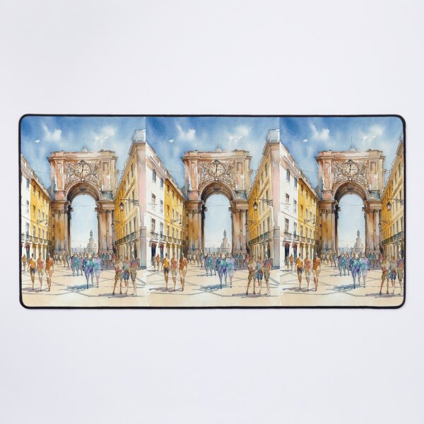 Item preview, Rua Augusta Lisbon Watercolor designed and sold by caracatita75.
