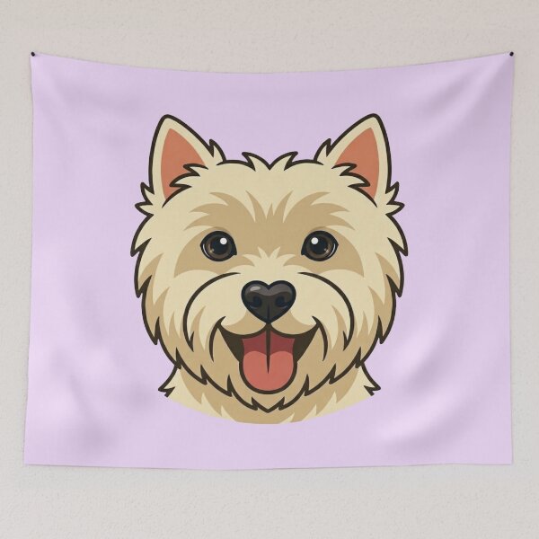 Item preview, Westie Love Heart Nose designed and sold by Ivy-Triggs.