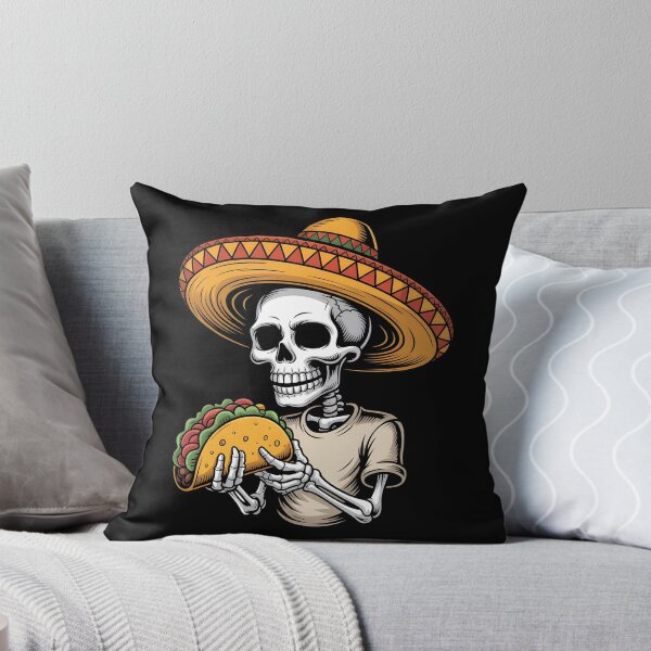Item preview, Funny Skeleton Eating Taco Cinco De Mayo Fiesta Mexican Festival PNG Mexican Humor Dia De Los Muertos designed and sold by NewaveBoutique.