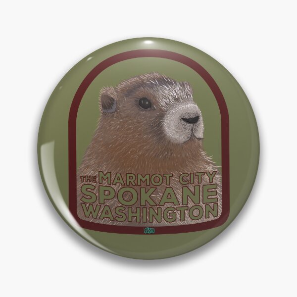 Item preview, The Marmot City - Spokane, WA designed and sold by InlandStyle.