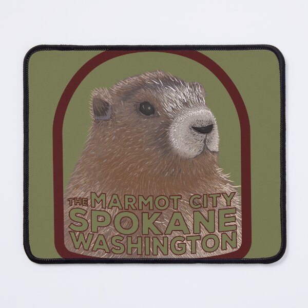 Item preview, The Marmot City - Spokane, WA designed and sold by InlandStyle.