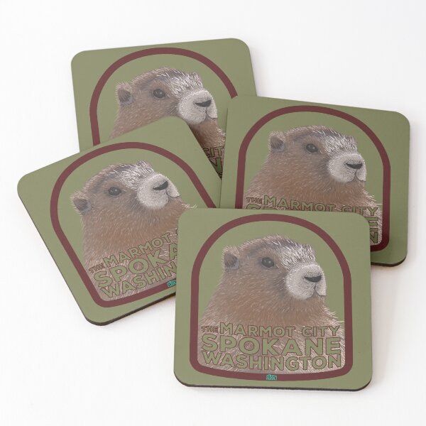 Item preview, The Marmot City - Spokane, WA designed and sold by InlandStyle.