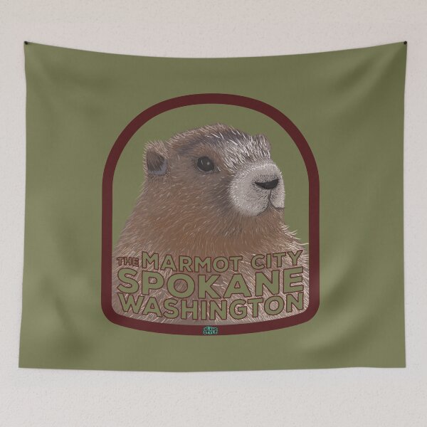 Item preview, The Marmot City - Spokane, WA designed and sold by InlandStyle.