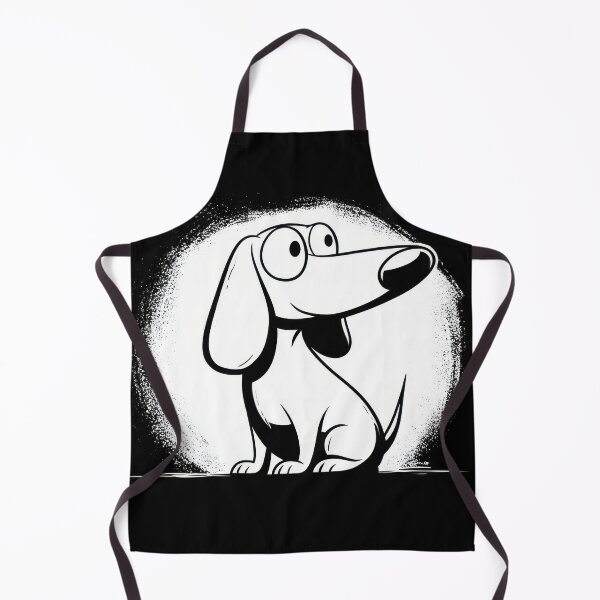 Item preview, Cartoon dog sitting and watching designed and sold by anytka.