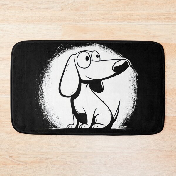 Item preview, Cartoon dog sitting and watching designed and sold by anytka.