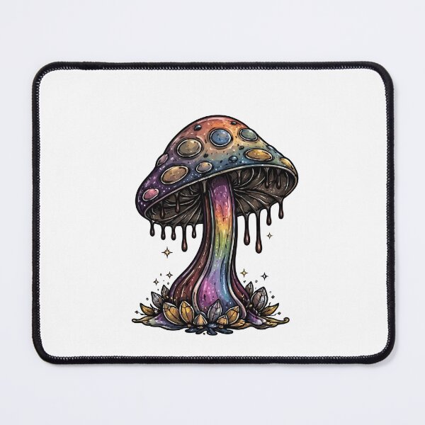 Item preview, Psychedelic Mushroom Drip – Trippy Fantasy Fungi Art designed and sold by RidaSalArt.