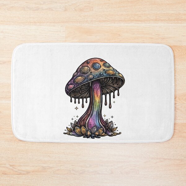 Item preview, Psychedelic Mushroom Drip – Trippy Fantasy Fungi Art designed and sold by RidaSalArt.