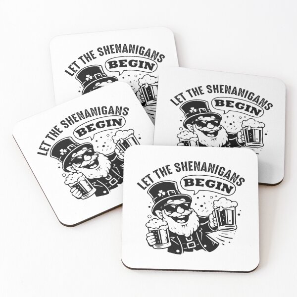 Item preview, Let The Shenanigans Begin - Funny St Patricks Day Drinking Humor designed and sold by FuzionRaptor.